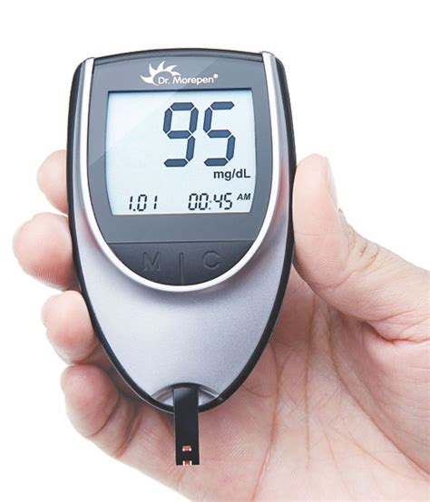 You can also use a device called a continuous glucose monitor (cgm). Buy Dr.Morepen Gluco One Blood Glucose Monitor (BG03 ...