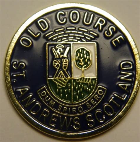 St Andrews Old Course Magnetic Golf Ball Marker Incredible Detail