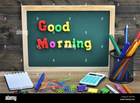 Good Morning Word On School Hi Res Stock Photography And Images Alamy
