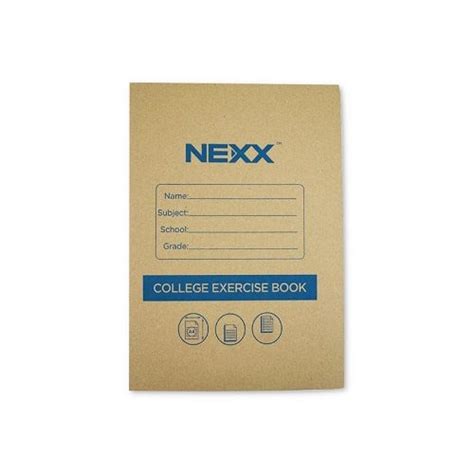 Exercise Book Nexx A Pg Unruled The Deckle Edge