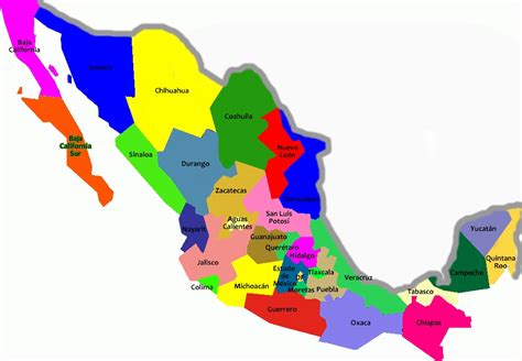 Mapa Político De México