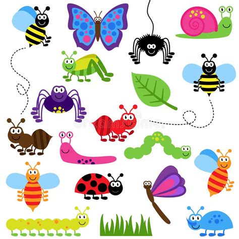 Cute Bug Vector Stock Illustrations 34479 Cute Bug Vector Stock