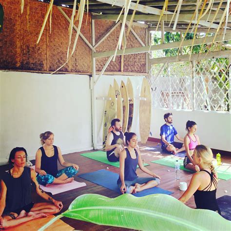 Daily Yoga Classes At The Hideout Hostel Canggu Bali Bali Yoga