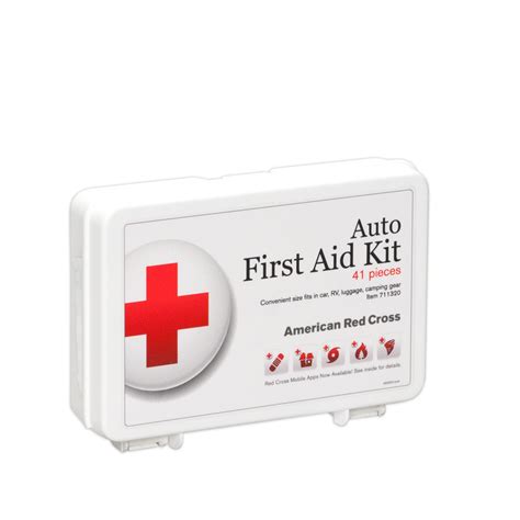 American Red Cross Auto First Aid Kit Red Cross Store