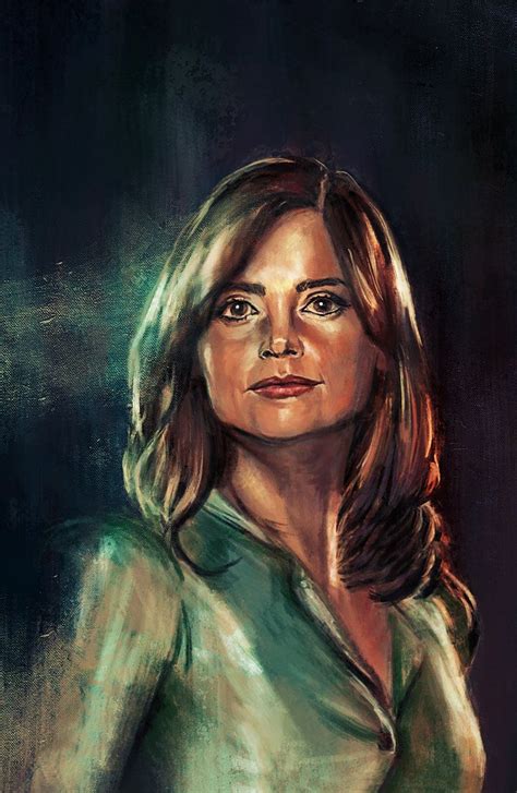 Digital Painting Of Clara Oswald For Kerdapaulson Oh How I Love To
