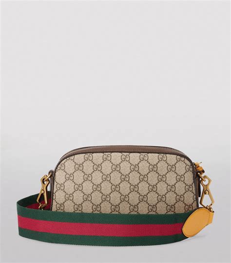 Gucci Brown Neo Vintage Gg Supreme Canvas Camera Bag Harrods Uk