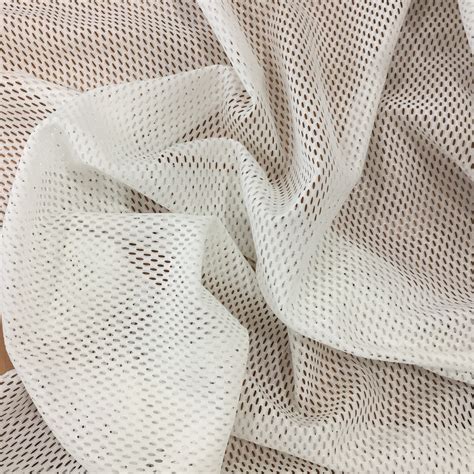White Mesh Fabric 50 Cm Etsy