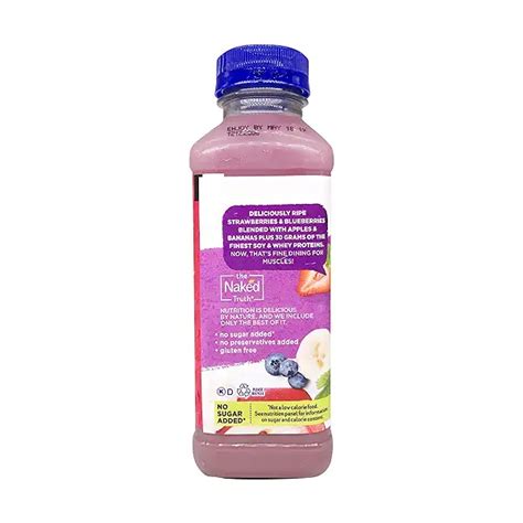 Naked Double Berry Protein Smoothie Fl Oz At Whole Foods Market