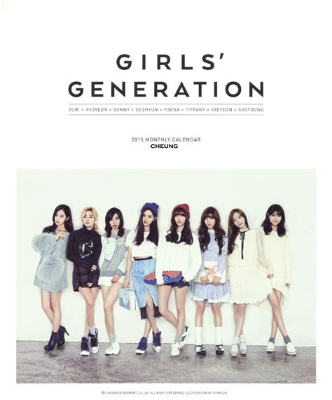 Girls Generation Snsd 2015 Calendar Girls Generation Snsd Photo 37955306 Fanpop