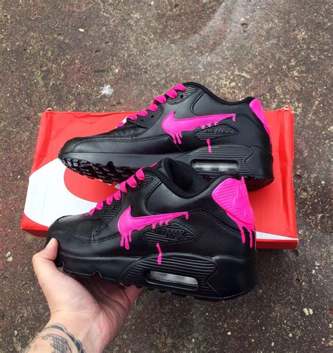 Womens Nike Air Max 90 Candy Drip Neon Pink Trainer With Images