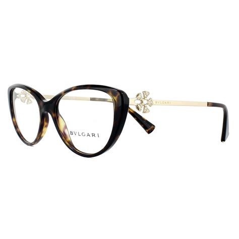 Bvlgari Eyeglasses Frames 4146b 504 Dark Havana 52mm Womens Ebay