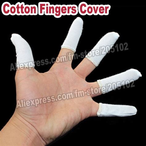Elastic Cotton Fingers Cover 20pcslot For Anti Fingerprint Work On