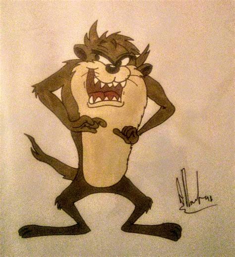 Cartoon Taz The Tasmanian Devil Toonsup