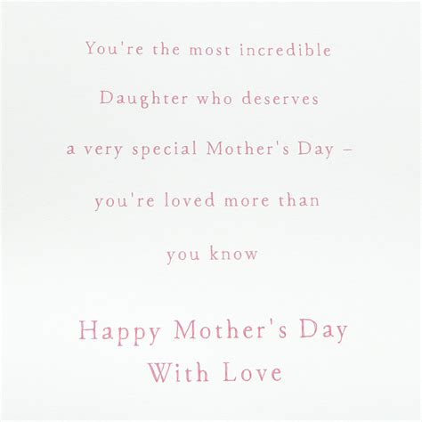 Buy Mothers Day Card To A Very Special Daughter For Gbp 179 Card