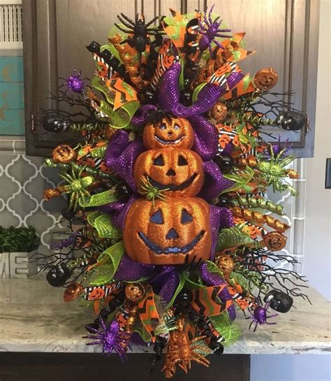 50 Impressive Halloween Wreath Ideas Halloweenwreaths Awesome 50