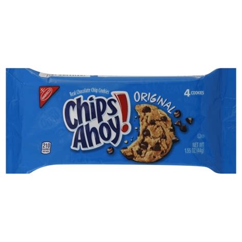 Print a coupon for $1 off one box of chips ahoy chocolate chip cookies one talented cookie! Nabisco Chips Ahoy Chocolate Chip Cookies 1.55 oz. Packet ...