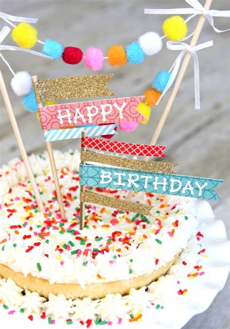 Diy Cake Toppers Happy Go Lucky