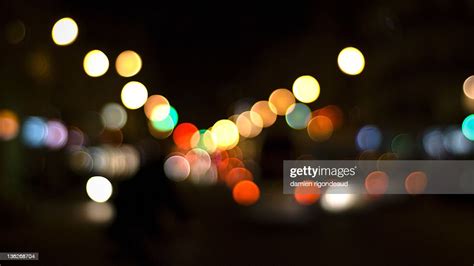 Blurry Street Lights High Res Stock Photo Getty Images