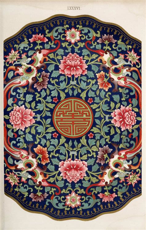Traditional Chinese Patterns Traditional Chinese Flower Patterns