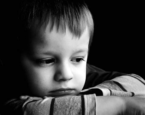 Kid Boy Thoughts Child Sad Young Mood Sadness Free Stock Photos