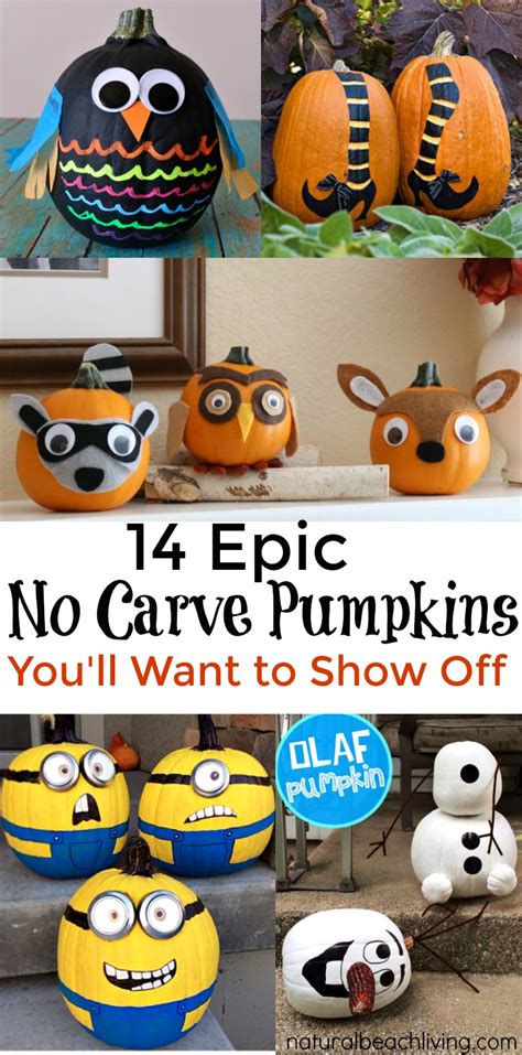 14 Epic No Carve Pumpkins Youll Want To Show Off