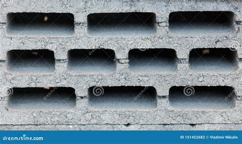 Concrete Cinder Block Wall Background Texture Stock Image