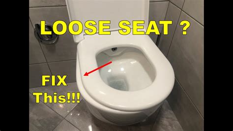 HOW TO Fix A LOOSE Toilet Seat RIMLESS GARCIA Hidden Fixings YouTube
