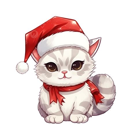 Cat Kitten Christmas Santa Claus Skaeboard Character Cartoon Paw Logo