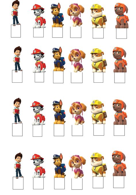 Free Paw Patrol Number Clip Cards Paw Patrol Birthday Party Paw Patrol