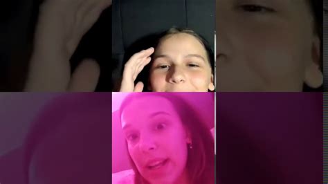 Millie Bobby Brown Fan Surprise On Ig Live July 20 2020 Youtube