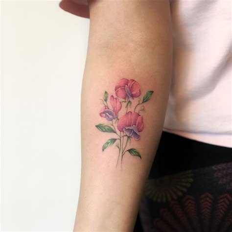 Sweet Pea Sweet Pea Tattoo Sweetpea Flower Tattoo Tattoos