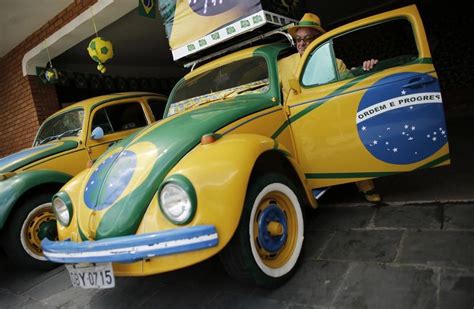 The brazilian automotive industry competed with other latin american ones (mexico) comparably till 1960, but had two jumps then, making brazil as a regional leader to first and one of the world's. World Cup 2014: Brazil super-fan has worn country's colours every day for 20 years - and even ...
