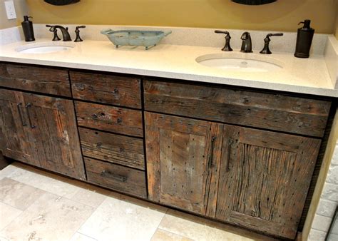 This wood has already been around for a lifetime and we are passionate about extending its beauty and character by creating these truly unique cabinets. Blog - Ultra Faucets