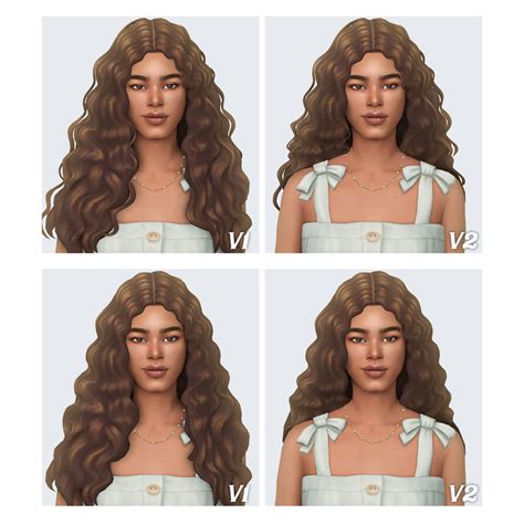 Simstrouble Cc Hairstyles For Sims 4 Patreon Sims 4 Curly Hair