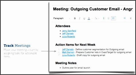 7 Meeting Notes Template With Action Items Sampletemplatess