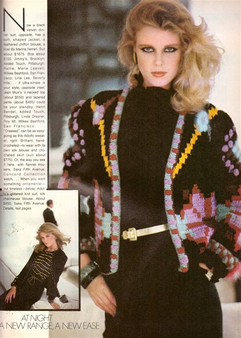 1980 Vogue Fashion Magazine Brooke Shields Sigourney Weaver Etsy