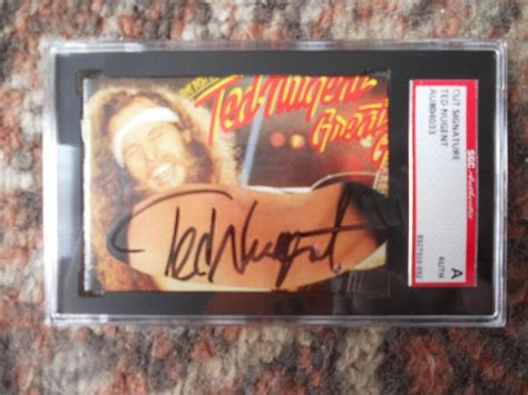 Ted Nugent Signedautographed Sgc Ted Signs Ebay