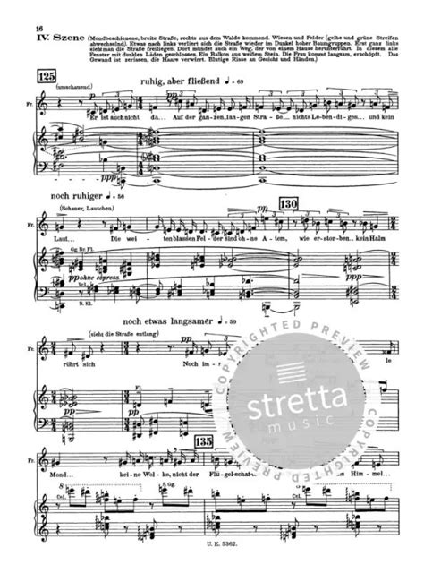 Erwartung From Arnold Schoenberg Buy Now In The Stretta Sheet Music Shop