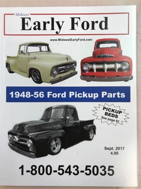 1948 1949 1950 1951 1952 early ford pickup truck parts catalog 4 00 picclick