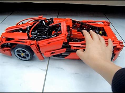 Lego technic 8421 kranwagen mit bauanleitung ohne motor. Lego racers 1:10 Ferrari Enzo 8653 - YouTube