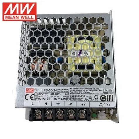 Smps Meanwell Lrs 50 24 Output Voltage 24v Input Voltage Range 85 ~ 264vac At Rs 595number