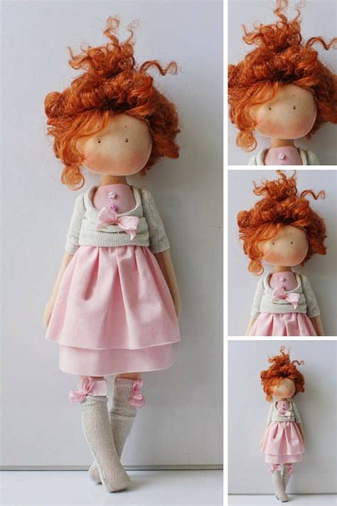 Textile Handmade Doll Fabric Art Doll Nursery Baby Doll Cloth Etsy In