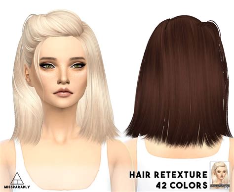 Beautiful Shoulder Length Hair 💕 Sims Hair Hairstyle Shoulder