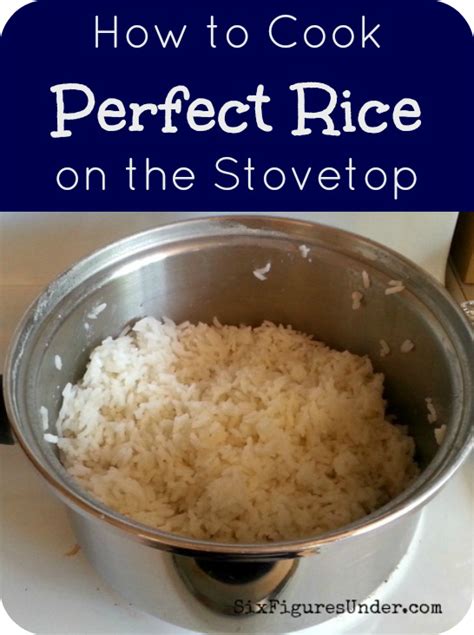 The water level should be the same level of the rice. How to Cook Perfect Rice on the Stove & Easy Mexican Rice ...