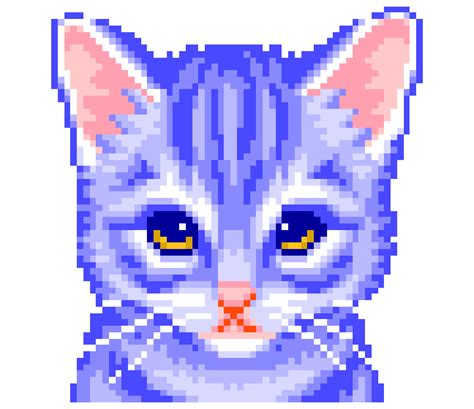 Cat Pixel  Find And Share On Giphy