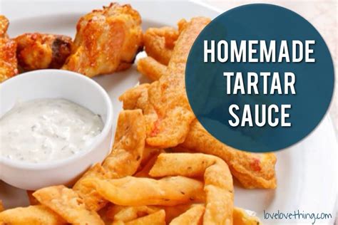 During the holiday season, i am all about simplifying our meals. Homemade Tartar Sauce - it's a love/love thing