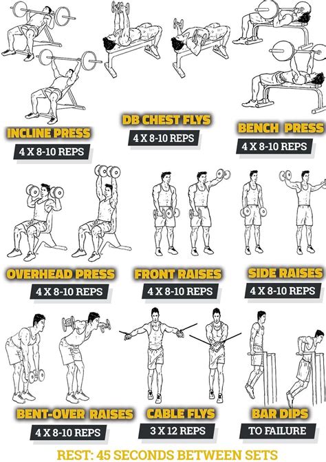 Chest Workout The Rock Workout Routine The Rock Workout Arm Workout