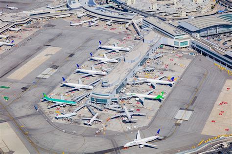 San Francisco International Airport Terminal G Aerial Photo Toby Harriman