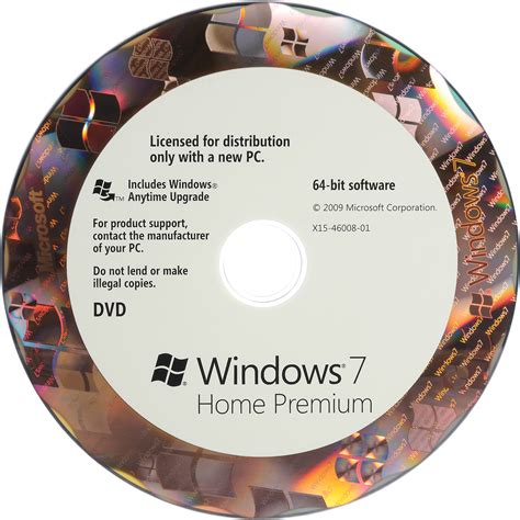 Microsoft Windows 7 Home Premium 64 Bit Oem Dvd Gfc 00599