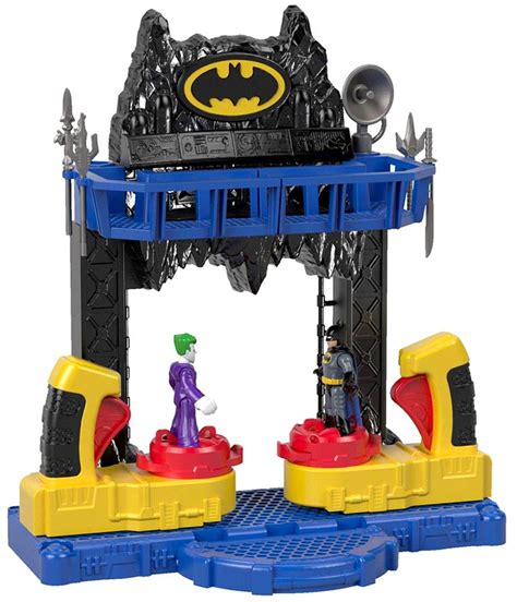 Fisher Price Dc Super Friends Imaginext Battle Batcave Figure Set Toywiz